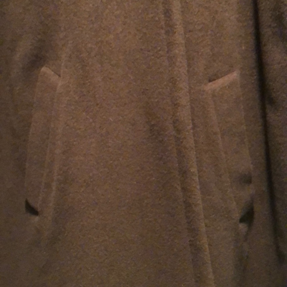 Brown Swing Coat With Faux Leopard Shawl Collar - Picture 6 of 11